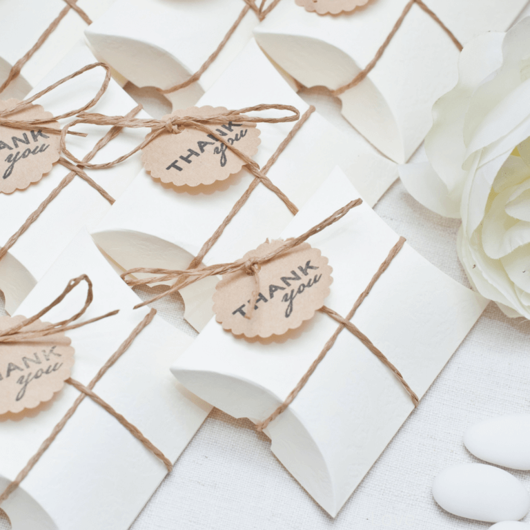 Wedding Favors at all-inclusive wedding venue near Dallas.