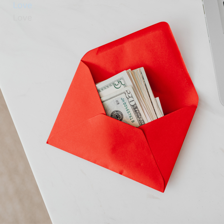 Bride handing cash tip to wedding vendor at Dallas wedding venue.