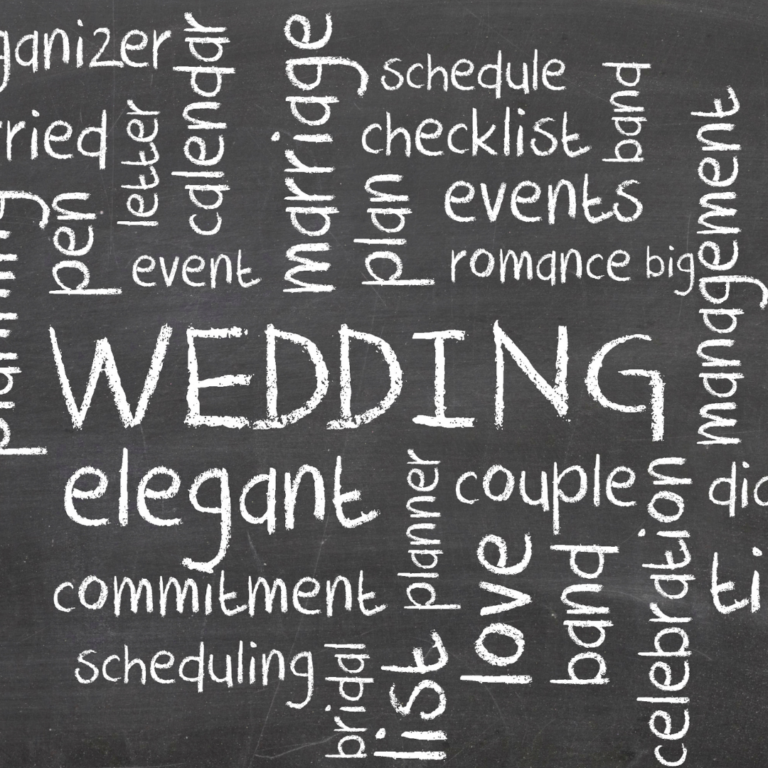 Corsicana Texas wedding day words.