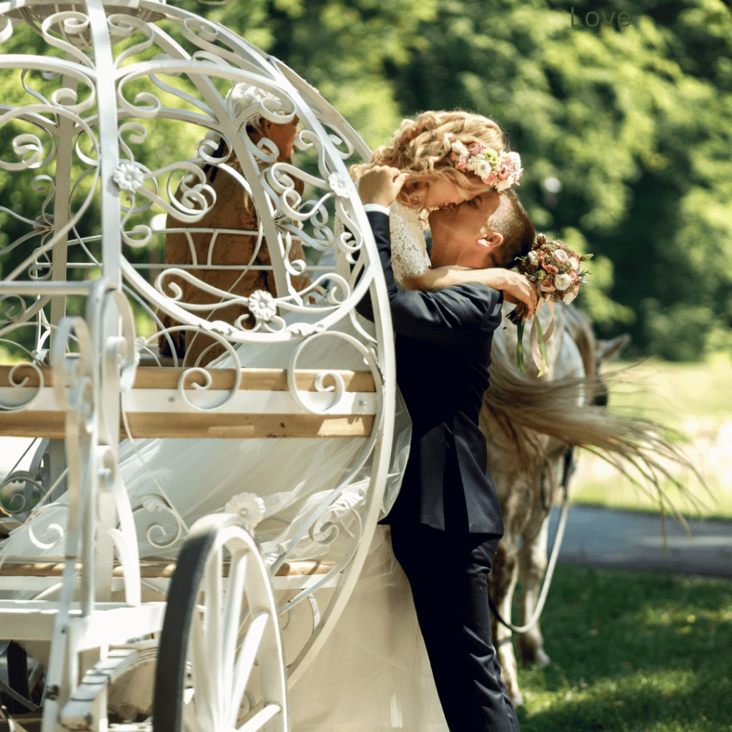 Fairytale wedding venue in Corsicana Texas. Cinderella fairytale wedding theme.