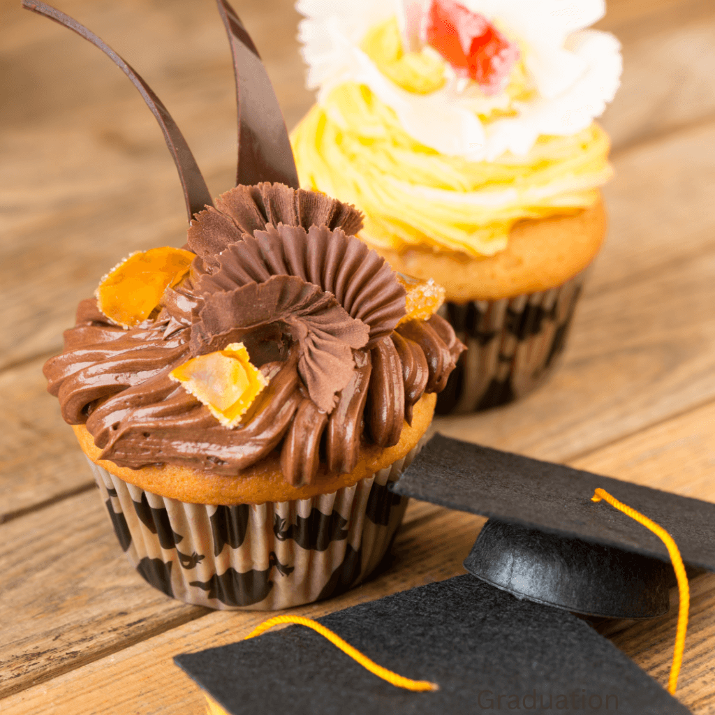 graduation party cupcakes, graduation party ideas, texas graduation party, Corsicana graduation party venue, event venue corsicana, 