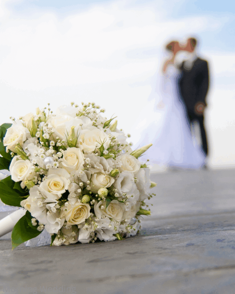 Outdoor lakefront wedding ceremony at Lakefront Acres, an affordable wedding venue in North Texas near Dallas with scenic water views.